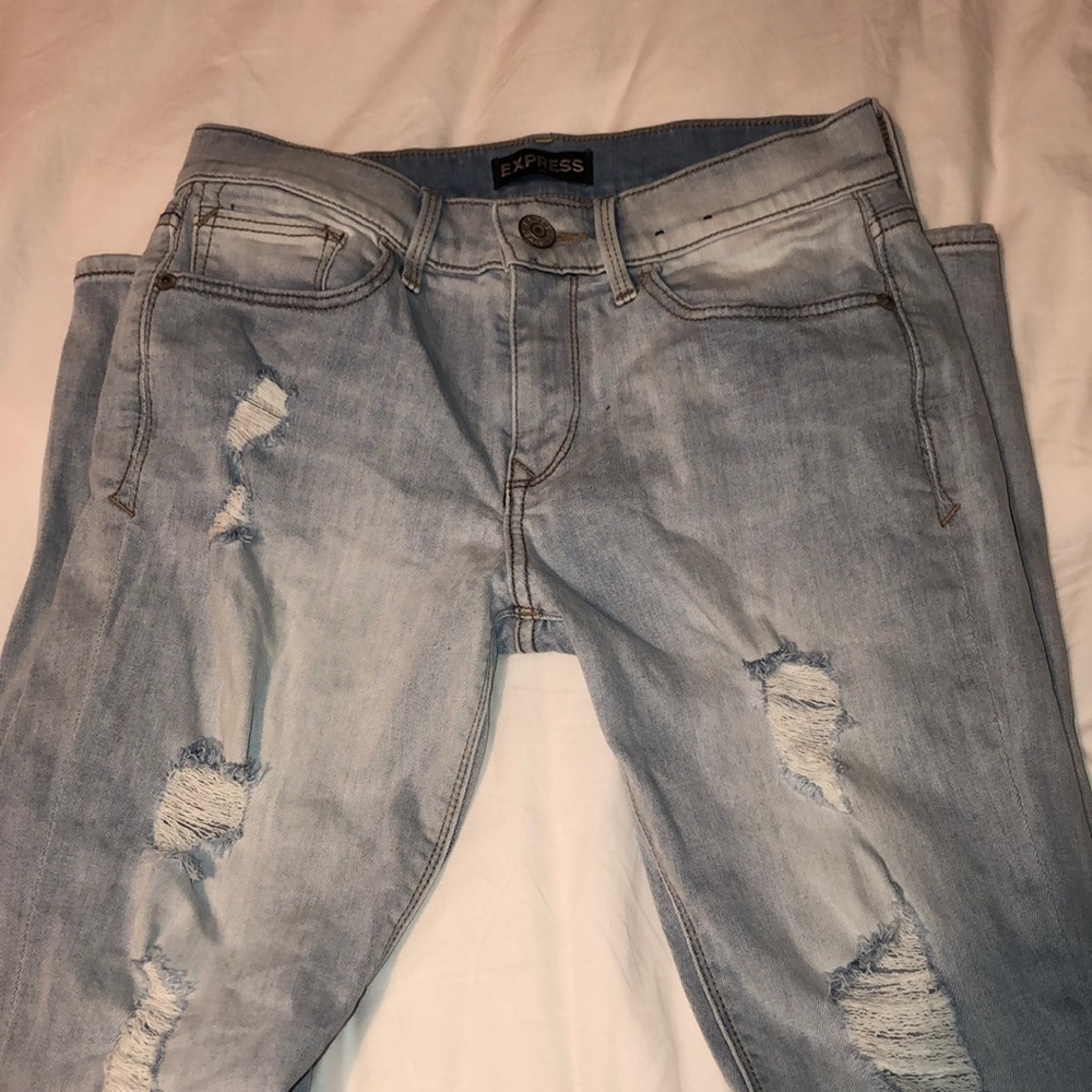 Express ripped jeans